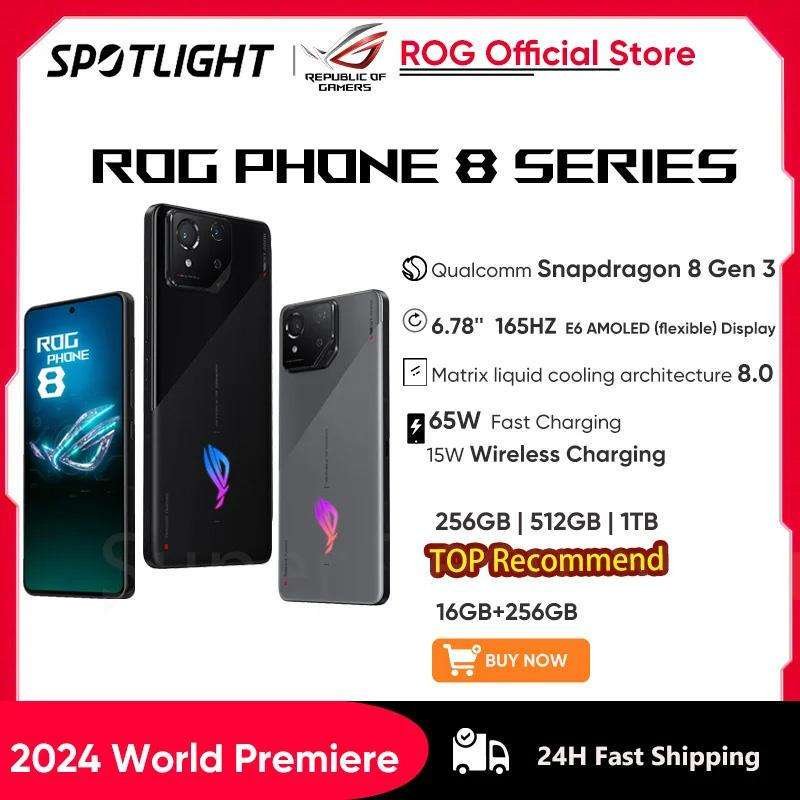 2024 World Premiere ASUS ROG Phone 8 Snapdragon 8 Gen 3 5G Smartphone 6.78” 165HZ E-Sports Screen 65W Charging NFC ROG 8 Pro 2024 World Premiere ASUS ROG Phone 8 Snapdragon 8 Gen 3 5G Smartphone 6.78'' 165HZ E-Sports Screen 65W Charging NFC ROG 8 Pro