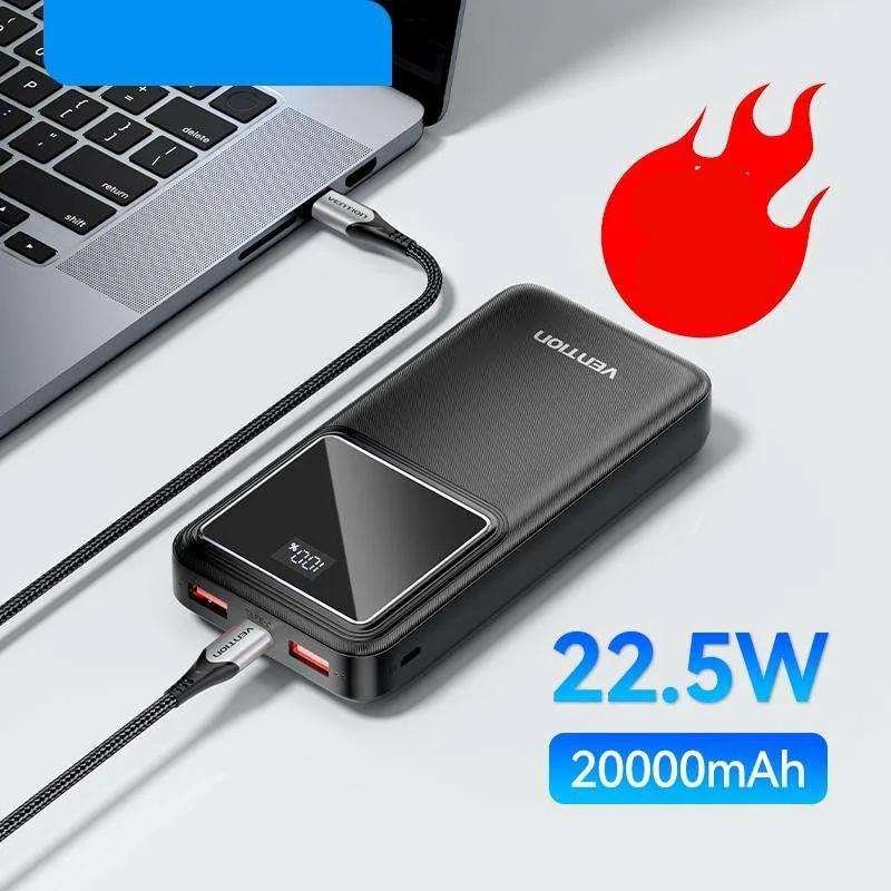 Vention 22.5W Power Bank Fast Charge 20000mAh Portable PowerBank for iPhone 15 Pro Max Xiaomi 10000mAh Portable Battery Charger Vention 22.5W Power Bank Fast Charge 20000mAh Portable PowerBank for iPhone 15 Pro Max Xiaomi 10000mAh Portable Battery Charger