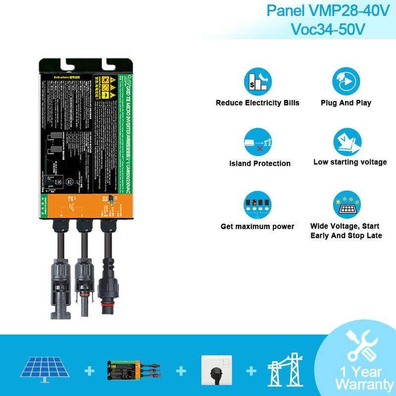 700W 600W 500W 350W 300W Solar Grid Tie Micro Inverter MPPT Input DC26V-46V PV Output AC110V-240V Home Solar On Grid System 700W 600W 500W 350W 300W Solar Grid Tie Micro Inverter MPPT Input DC26V-46V PV Output AC110V-240V Home Solar On Grid System