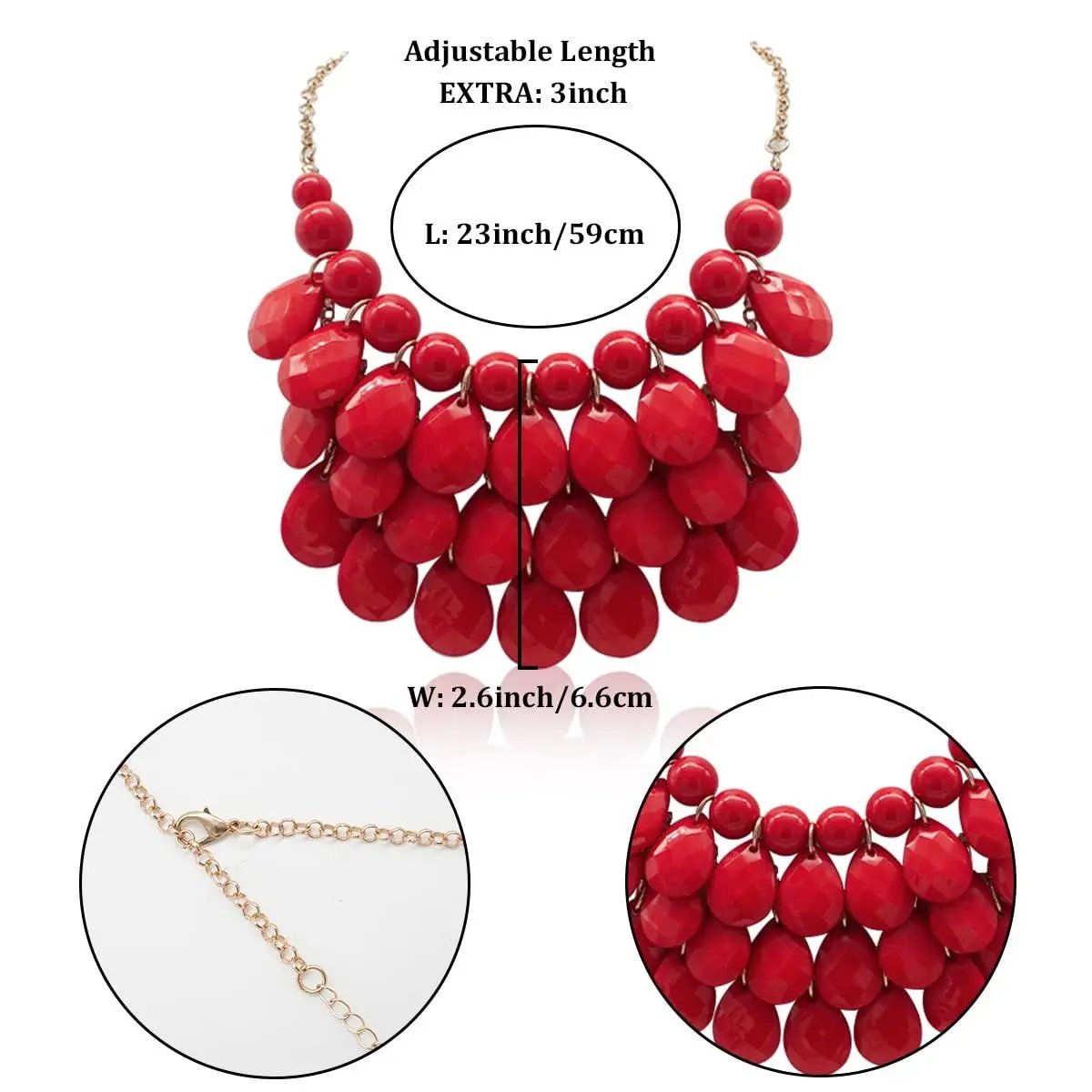 Jane Stone Fashion Statement Collar Necklace Vintage Openwork Bib Costume Jewelry