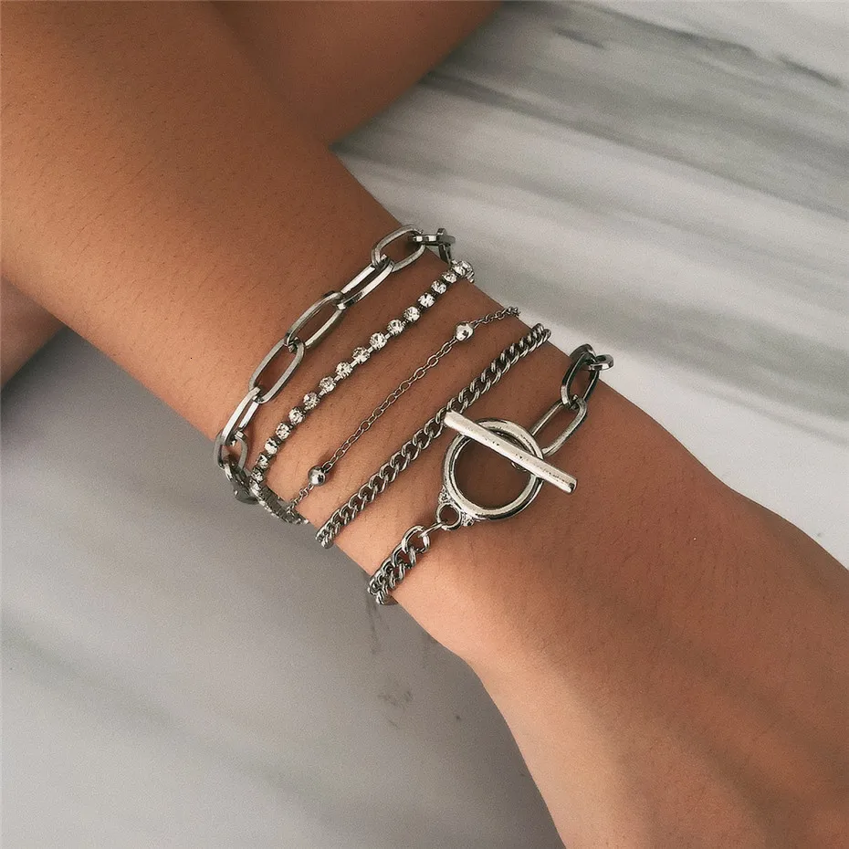 4PCS/Set Boho Geometric Tassel Chain Bracelet For Women MultiLayer Bangles Charm Party Wedding Beach Jewelry Set Accessories 4PCS/Set Boho Geometric Tassel Chain Bracelet For Women MultiLayer Bangles Charm Party Wedding Beach Jewelry Set Accessories