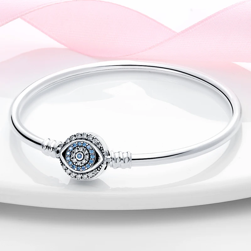 Bracelet Silver 925 Original 17-20CM Star Moon Sun Four Leaf Clover Green Zircon Bracelets Fit DIY Charms Birthday Jewelry Gifts Bracelet Silver 925 Original 17-20CM Star Moon Sun Four Leaf Clover Green Zircon Bracelets Fit DIY Charms Birthday Jewelry Gifts
