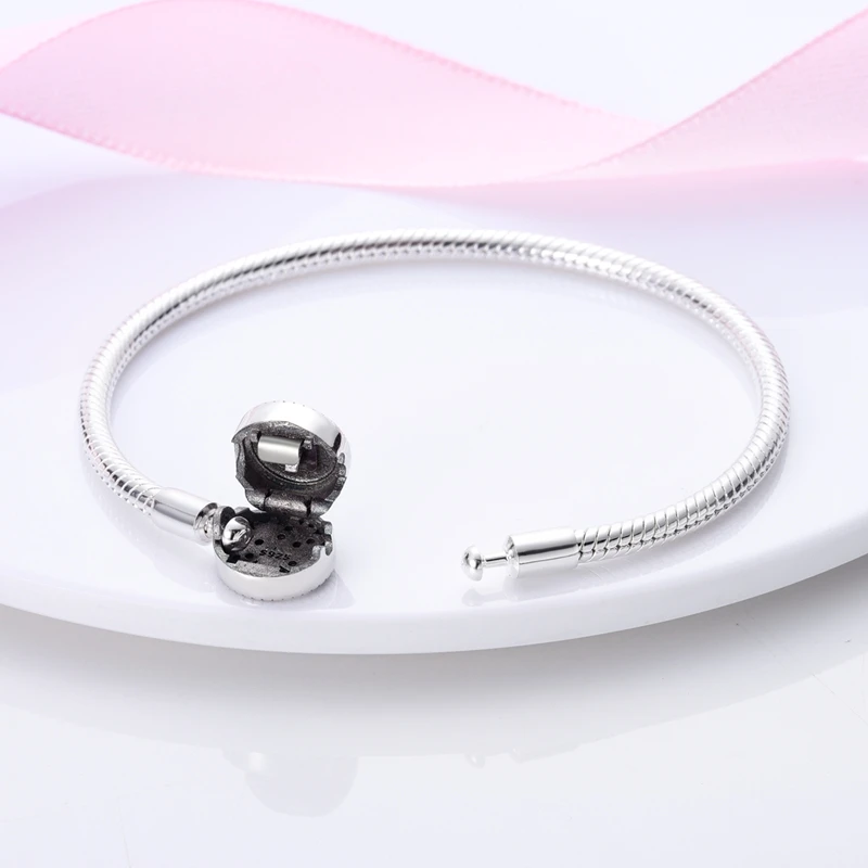 Bracelet Silver 925 Original 17-20CM Star Moon Sun Four Leaf Clover Green Zircon Bracelets Fit DIY Charms Birthday Jewelry Gifts Bracelet Silver 925 Original 17-20CM Star Moon Sun Four Leaf Clover Green Zircon Bracelets Fit DIY Charms Birthday Jewelry Gifts