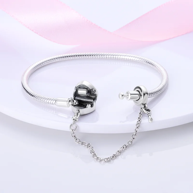Bracelet Silver 925 Original 17-20CM Star Moon Sun Four Leaf Clover Green Zircon Bracelets Fit DIY Charms Birthday Jewelry Gifts Bracelet Silver 925 Original 17-20CM Star Moon Sun Four Leaf Clover Green Zircon Bracelets Fit DIY Charms Birthday Jewelry Gifts