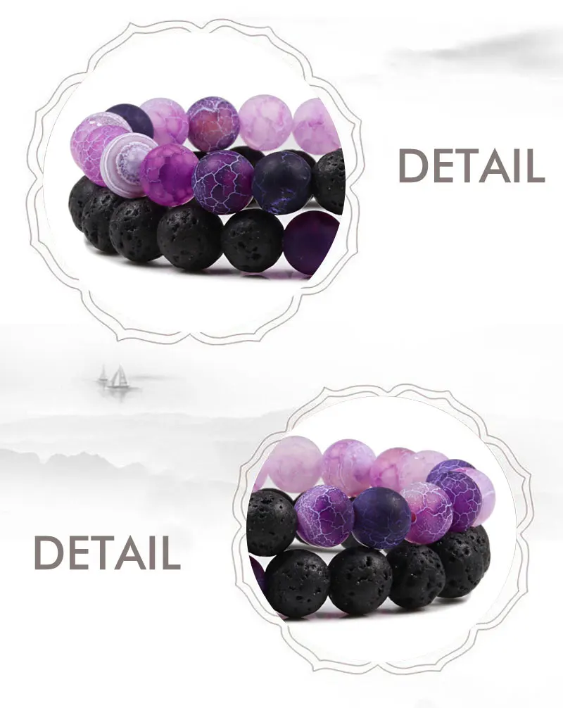Set Bracelet Couples Distance Black White Natural Lava Stone Tiger Eye Beaded Yoga Bracelets for Men Women Elastic Rope Jewelry Set Bracelet Couples Distance Black White Natural Lava Stone Tiger Eye Beaded Yoga Bracelets for Men Women Elastic Rope Jewelry
