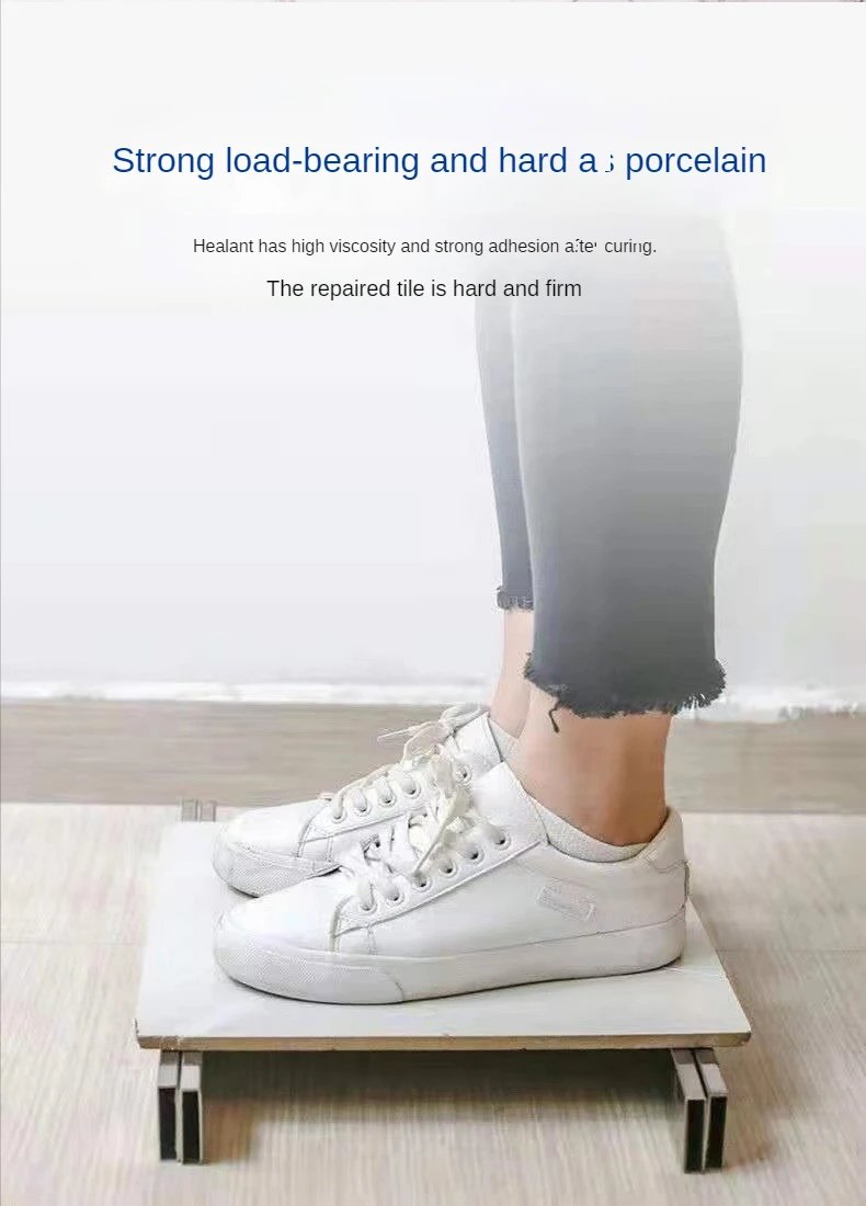 Tile repair agent glazed strong adhesive marble floor tile gap quick-drying AB glue ceramic repair repair paste