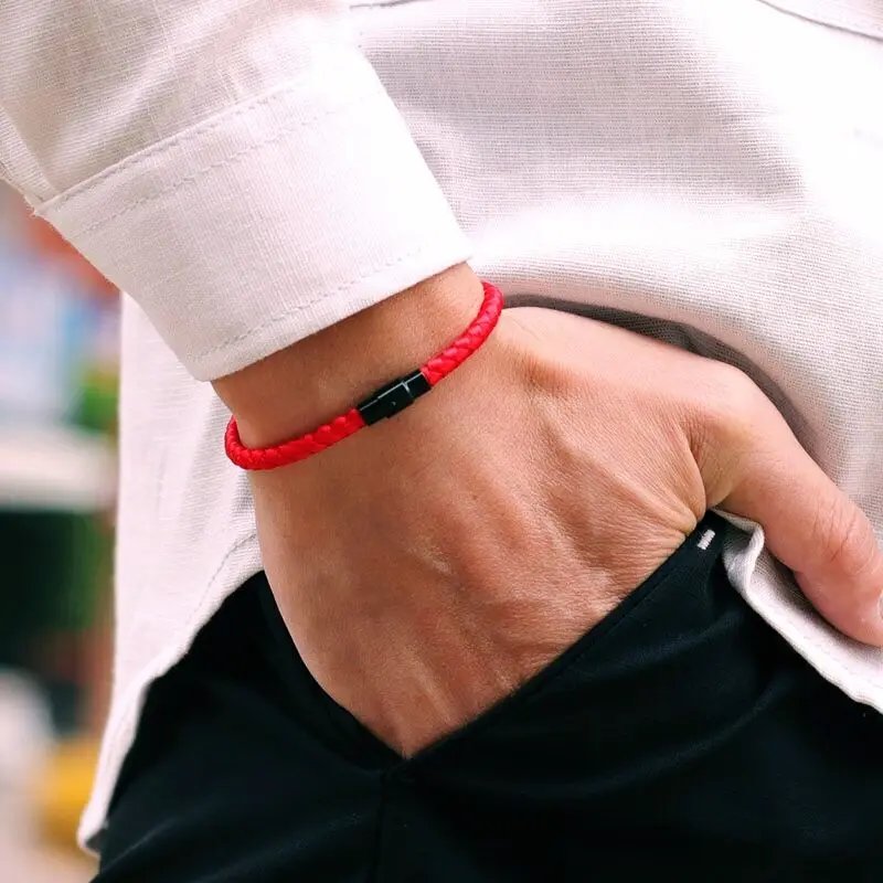 Grade A Keel Rope Bracelet Men Femme Lucky Red Thread Braclet Attract Mirco Magentic Couple Braslet Wealth Prosperity Brazalete Grade A Keel Rope Bracelet Men Femme Lucky Red Thread Braclet Attract Mirco Magentic Couple Braslet Wealth Prosperity Brazalete