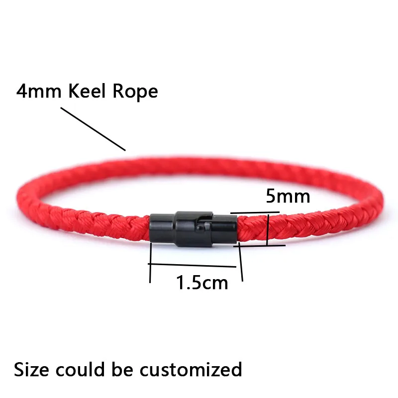 Grade A Keel Rope Bracelet Men Femme Lucky Red Thread Braclet Attract Mirco Magentic Couple Braslet Wealth Prosperity Brazalete Grade A Keel Rope Bracelet Men Femme Lucky Red Thread Braclet Attract Mirco Magentic Couple Braslet Wealth Prosperity Brazalete