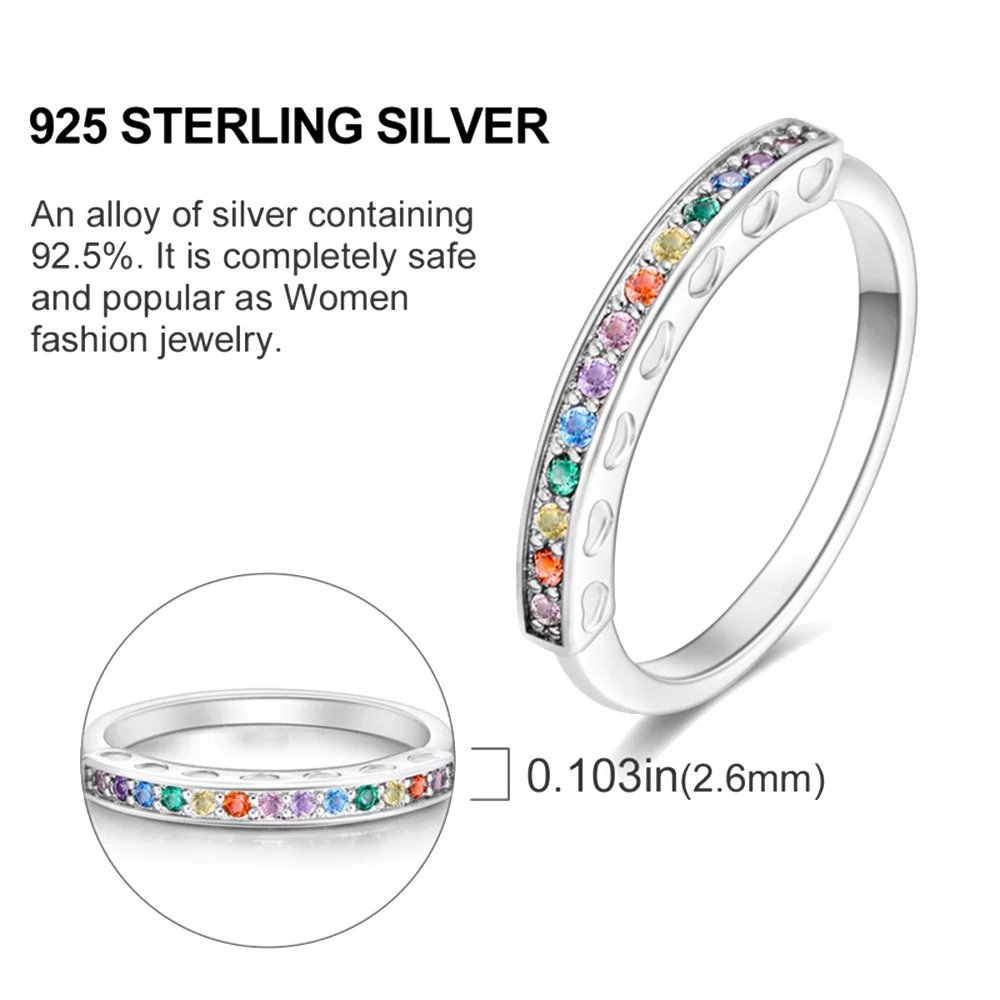 Summer Celestial Blue Sparkling Moon And Sun Ring For Women Cocktail Stackable Finger Band Fashion Silver 925 Fine Jewellry Summer Celestial Blue Sparkling Moon And Sun Ring For Women Cocktail Stackable Finger Band Fashion Silver 925 Fine Jewellry
