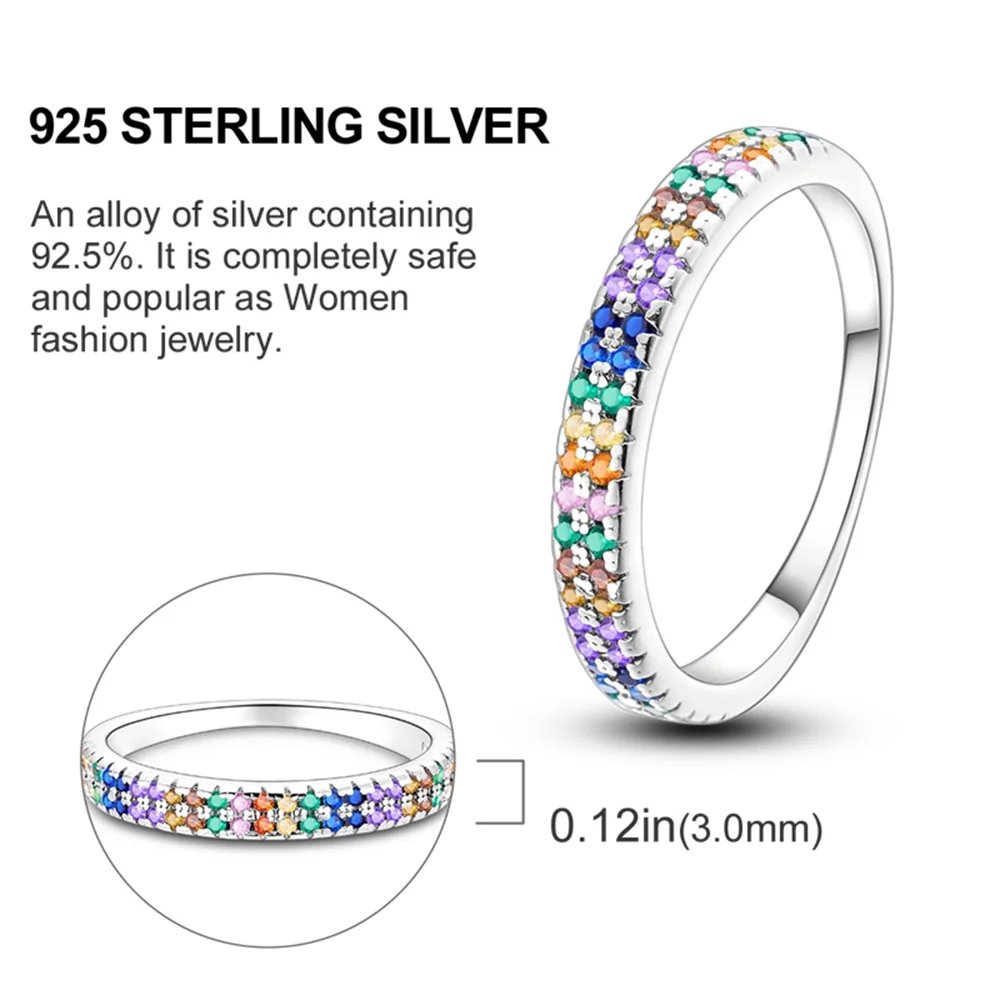 Summer Celestial Blue Sparkling Moon And Sun Ring For Women Cocktail Stackable Finger Band Fashion Silver 925 Fine Jewellry Summer Celestial Blue Sparkling Moon And Sun Ring For Women Cocktail Stackable Finger Band Fashion Silver 925 Fine Jewellry