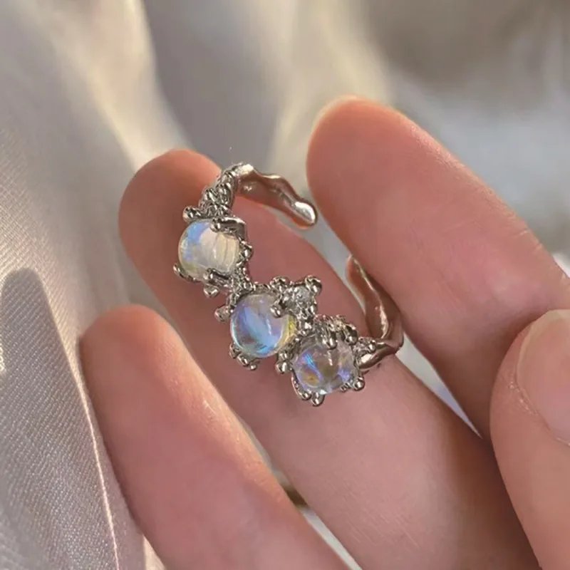 Silver Color Trendy Vintage Elegant Irregular Adjustable Rings for Women Punk Geometric Hollow Branches Open Ring Party Jewelry Silver Color Trendy Vintage Elegant Irregular Adjustable Rings for Women Punk Geometric Hollow Branches Open Ring Party Jewelry