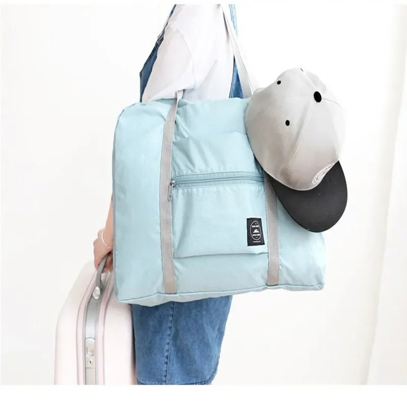 Foldable Travel Duffel Bag Lightweight Travel Bag for Women and Men Tote Carry On Luggage Bag Weekender Overnight Bags