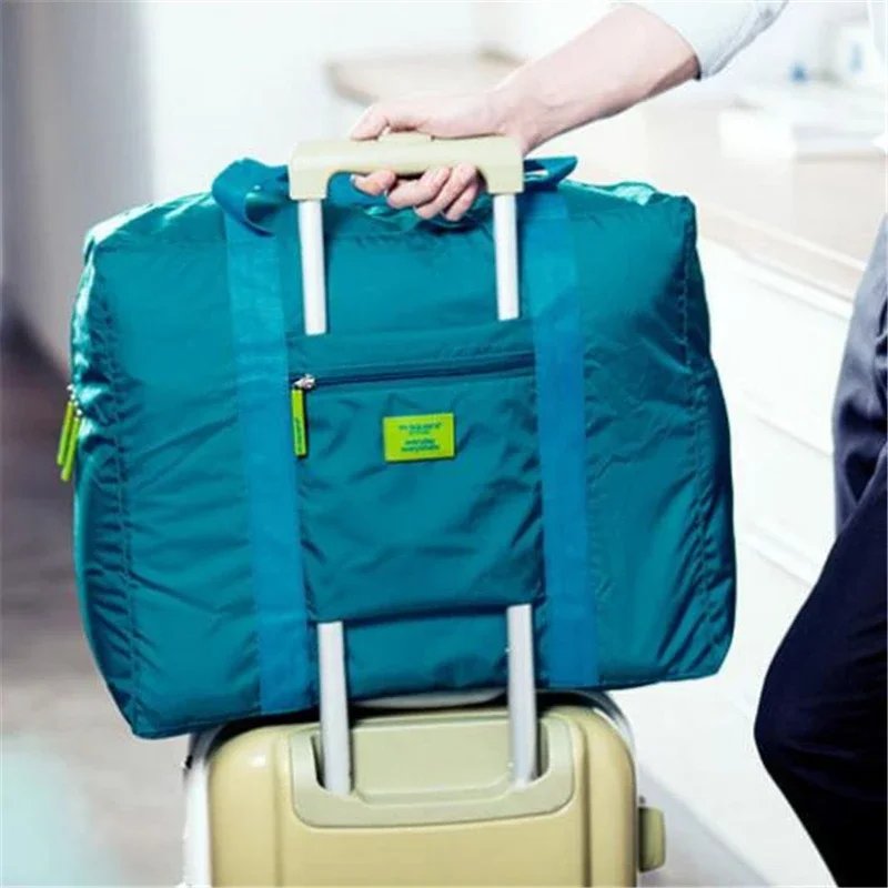 Foldable Travel Duffel Bag Lightweight Travel Bag for Women and Men Tote Carry On Luggage Bag Weekender Overnight Bags