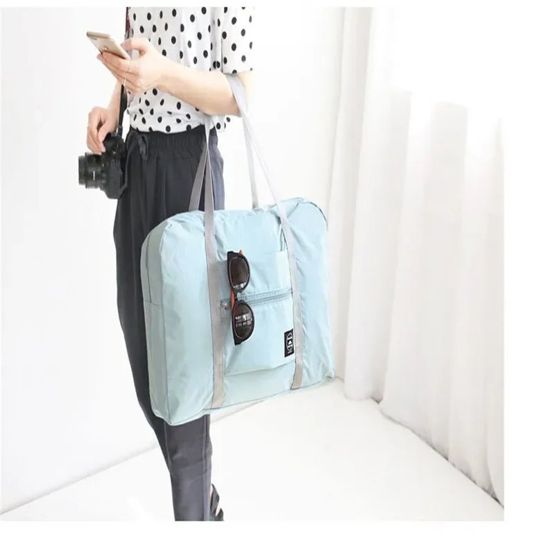 Foldable Travel Duffel Bag Lightweight Travel Bag for Women and Men Tote Carry On Luggage Bag Weekender Overnight Bags