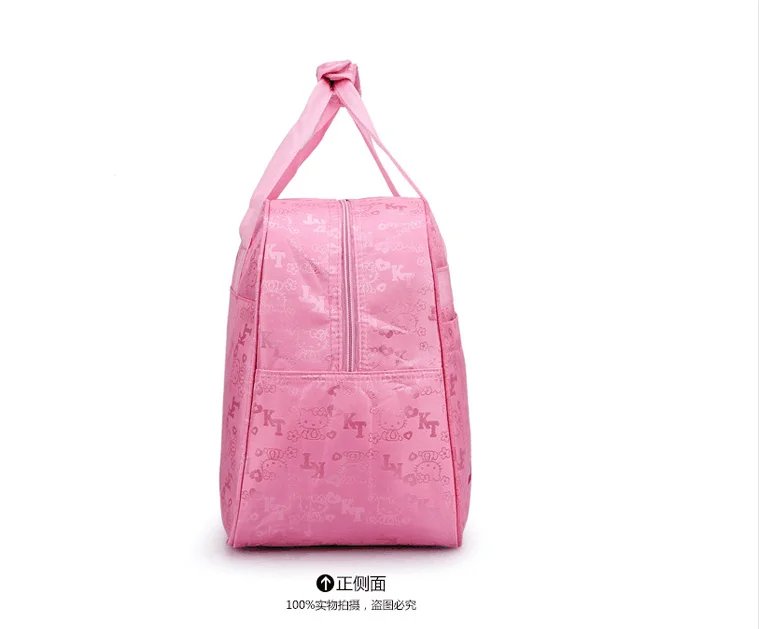 travel bags Cute Hello kitty cat Messenger luggage bag travel bag Cartoon portable shoulder bag Mummy bag for women Big size