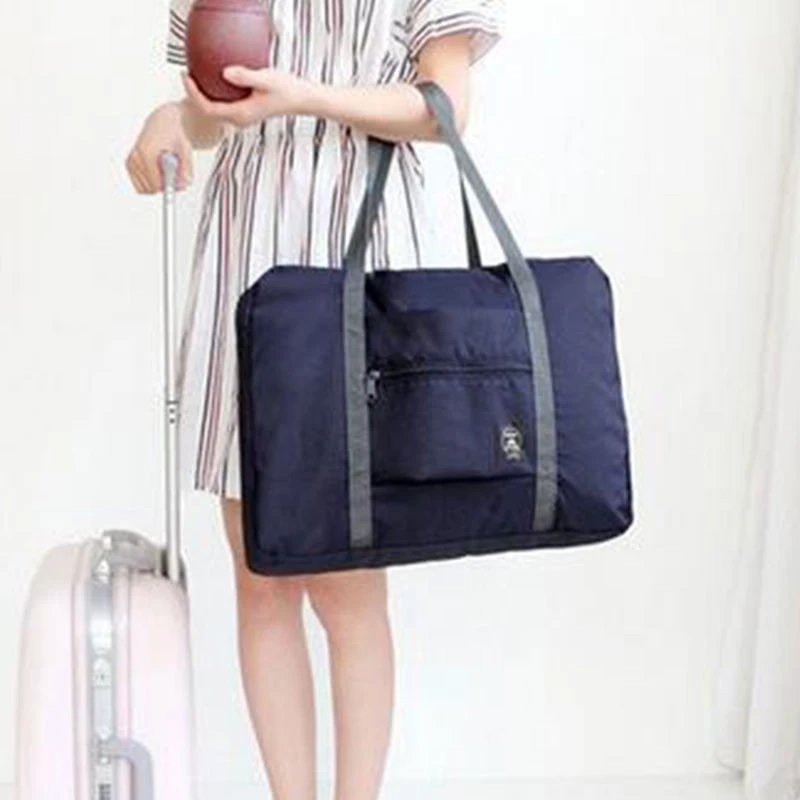 Folding Travel Bag Portable Large Duffle Bag Oxford Travel Luggage Storage Bags XL Clothing Storage Pouch Women's Tote Unisex