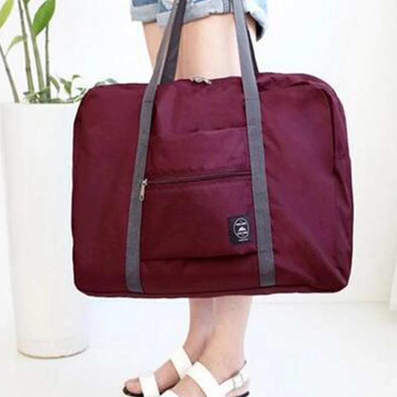 Folding Travel Bag Portable Large Duffle Bag Oxford Travel Luggage Storage Bags XL Clothing Storage Pouch Women's Tote Unisex