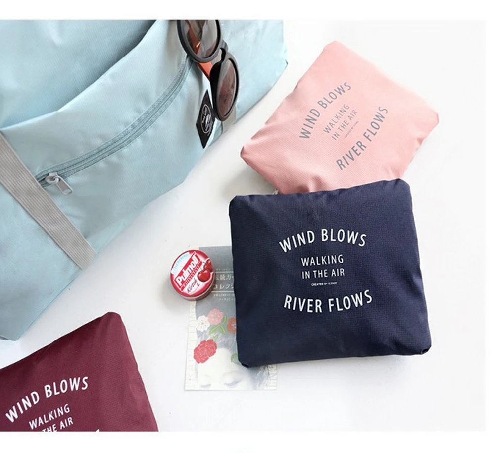 2023 New Nylon Foldable Travel Bags Unisex Large Capacity Bag Luggage Women WaterProof Handbags Men Travel Bags