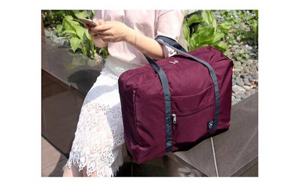 2023 New Nylon Foldable Travel Bags Unisex Large Capacity Bag Luggage Women WaterProof Handbags Men Travel Bags