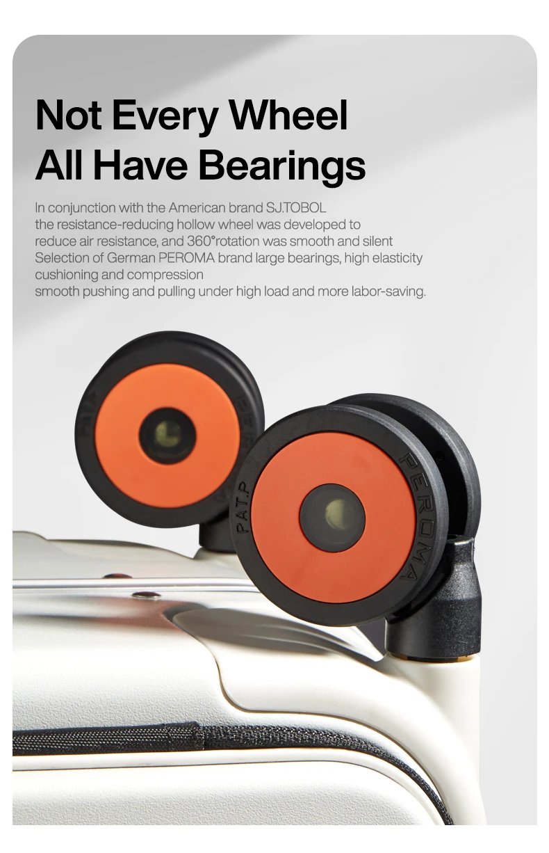 2023 New Design Wide Handle Suitcase Men Carry-On Luggage Women Travel Trolley Case 20 Inch Cabin PC Aluminum Frame M9275