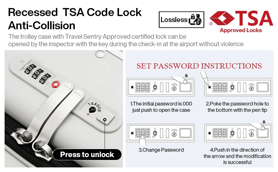 2023 New Design Wide Handle Suitcase Men Carry-On Luggage Women Travel Trolley Case 20 Inch Cabin PC Aluminum Frame M9275