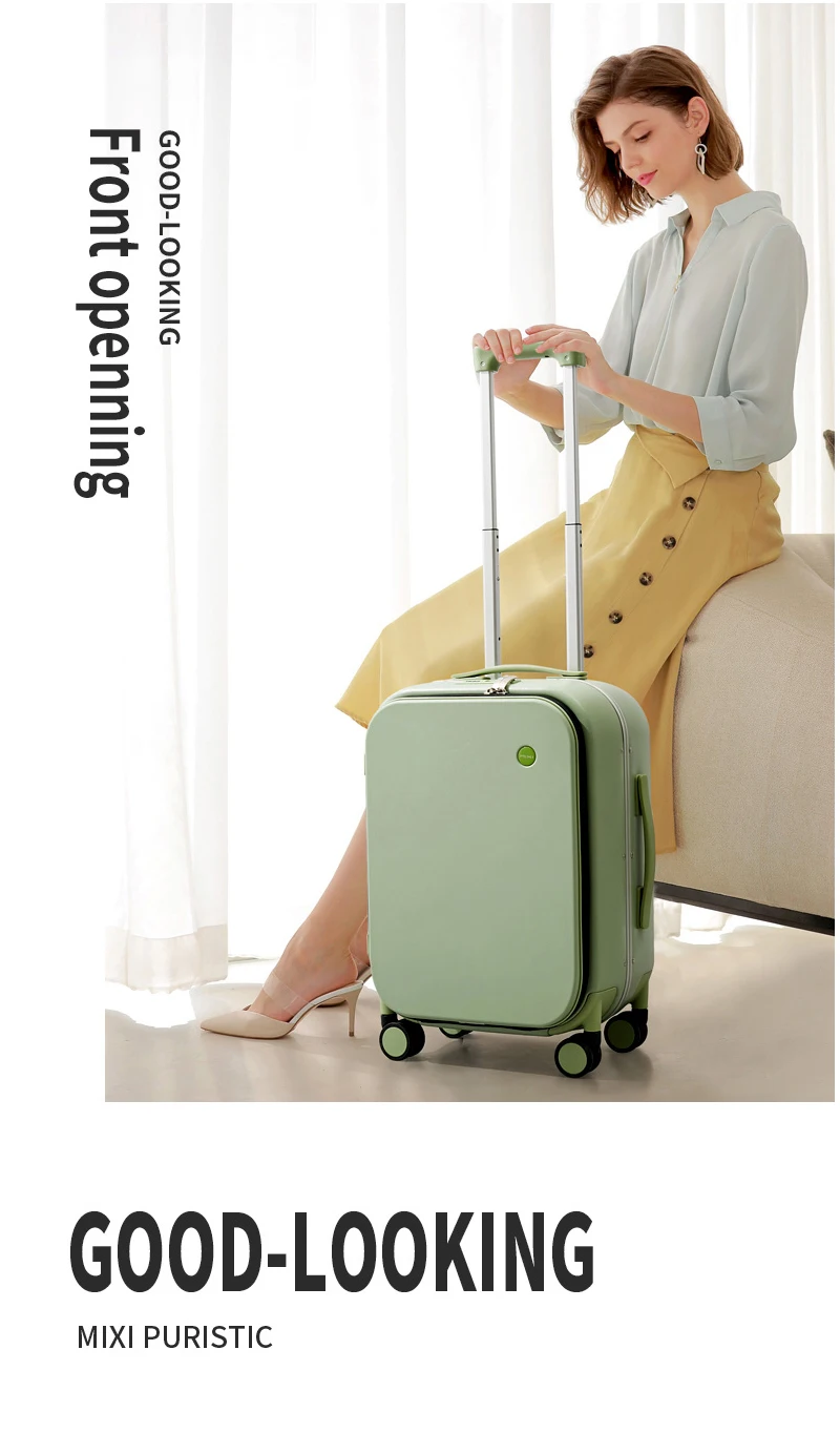 Patent Design Aluminum Frame Suitcase Carry On Rolling Luggage Beautiful Boarding Cabin 18 20 24 Inch M9260 Patent Design Aluminum Frame Suitcase Carry On Rolling Luggage Beautiful Boarding Cabin 18 20 24 Inch M9260
