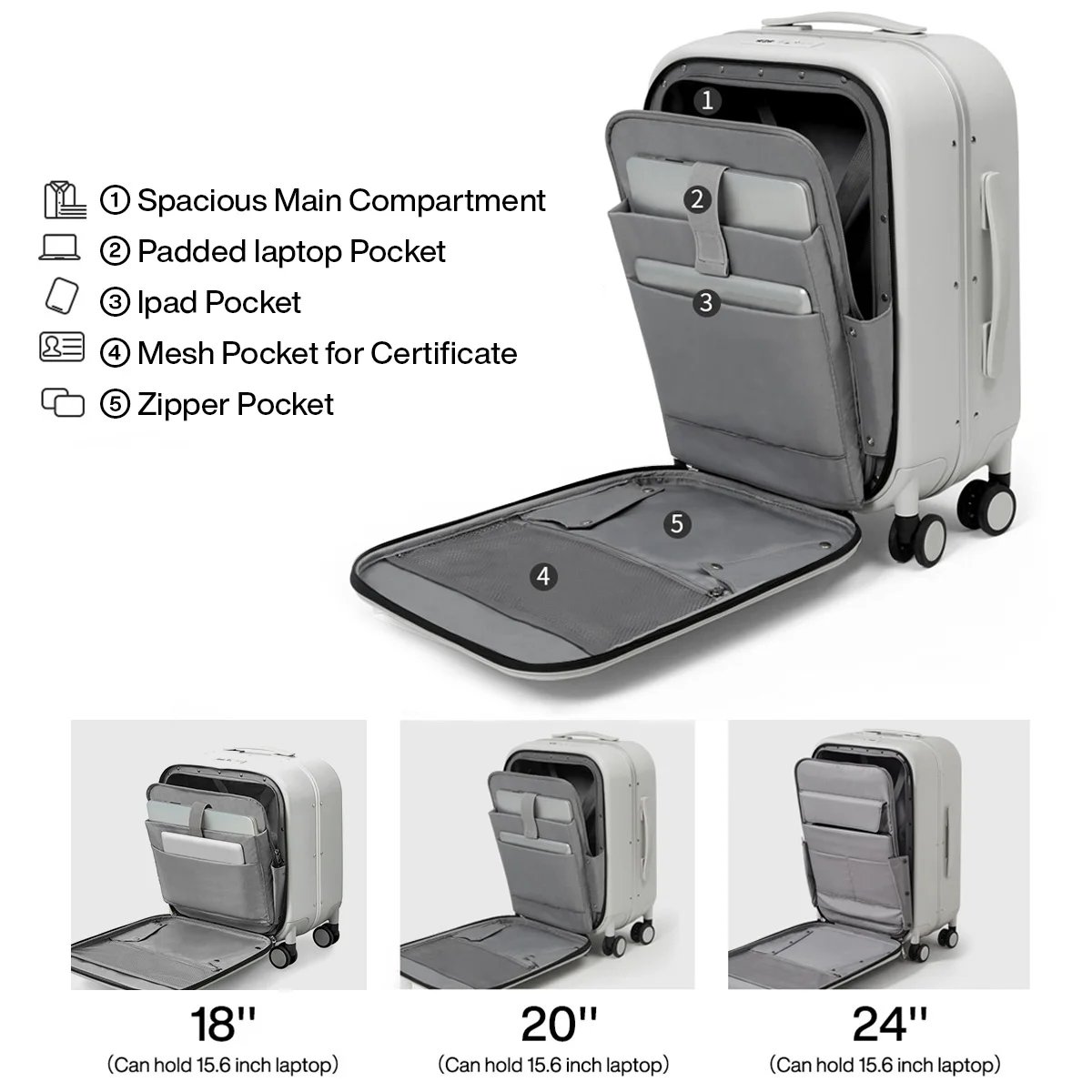 Patent Design Aluminum Frame Suitcase Carry On Rolling Luggage Beautiful Boarding Cabin 18 20 24 Inch M9260 Patent Design Aluminum Frame Suitcase Carry On Rolling Luggage Beautiful Boarding Cabin 18 20 24 Inch M9260