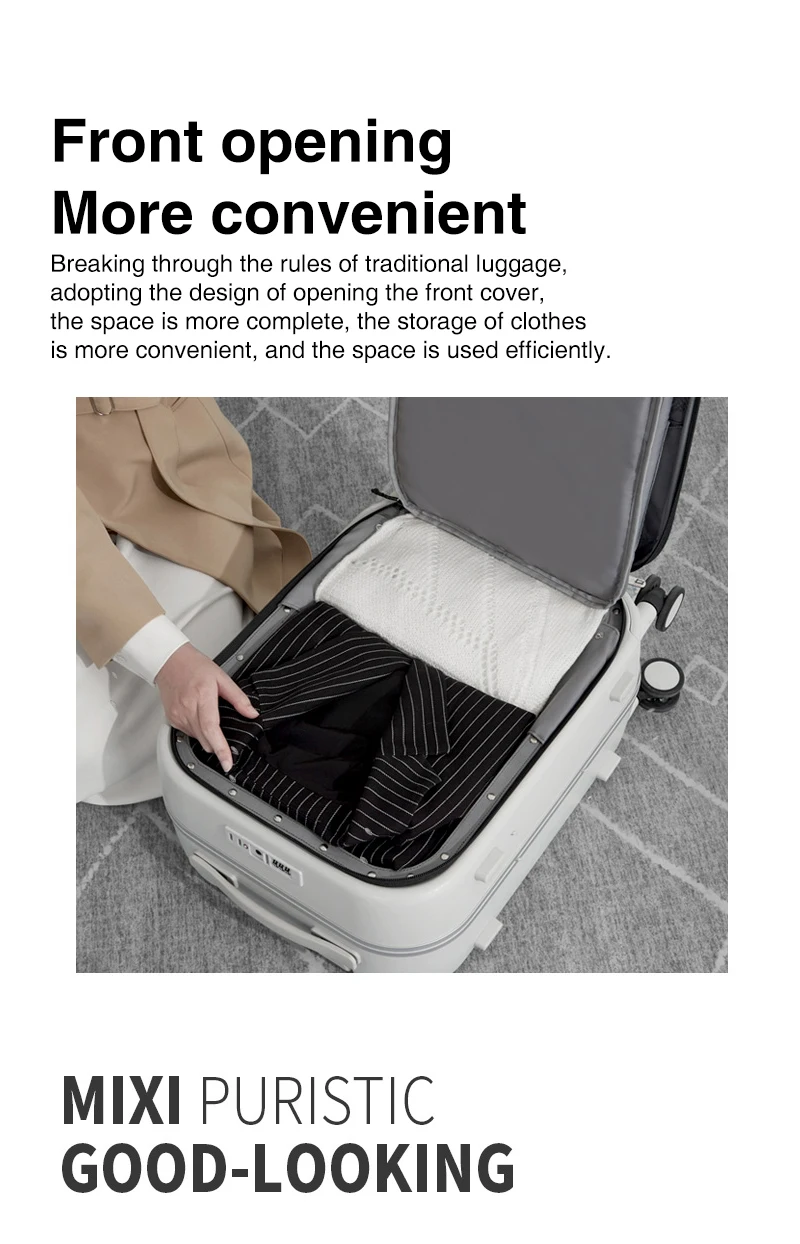 Patent Design Aluminum Frame Suitcase Carry On Rolling Luggage Beautiful Boarding Cabin 18 20 24 Inch M9260 Patent Design Aluminum Frame Suitcase Carry On Rolling Luggage Beautiful Boarding Cabin 18 20 24 Inch M9260