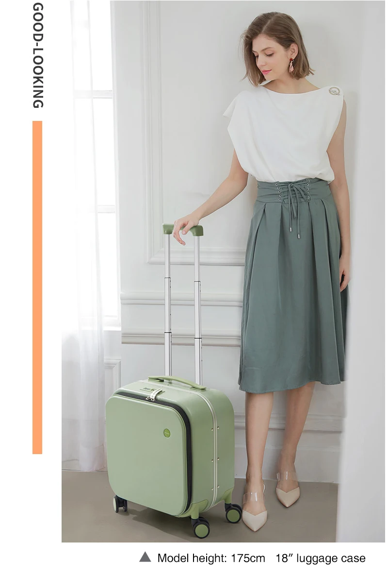 Patent Design Aluminum Frame Suitcase Carry On Rolling Luggage Beautiful Boarding Cabin 18 20 24 Inch M9260 Patent Design Aluminum Frame Suitcase Carry On Rolling Luggage Beautiful Boarding Cabin 18 20 24 Inch M9260