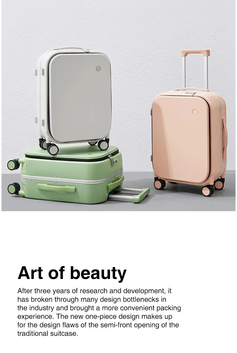 Patent Design Aluminum Frame Suitcase Carry On Rolling Luggage Beautiful Boarding Cabin 18 20 24 Inch M9260 Patent Design Aluminum Frame Suitcase Carry On Rolling Luggage Beautiful Boarding Cabin 18 20 24 Inch M9260