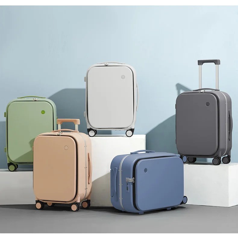 Patent Design Aluminum Frame Suitcase Carry On Rolling Luggage Beautiful Boarding Cabin 18 20 24 Inch M9260 Patent Design Aluminum Frame Suitcase Carry On Rolling Luggage Beautiful Boarding Cabin 18 20 24 Inch M9260