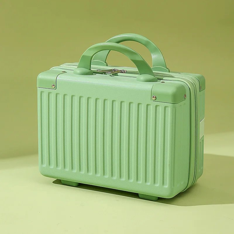14-Inch Carry-On Hand Suitcase Cosmetic Bag Small Cabin Travel Mini Carrier Suitcase Storage Box Makeup Cases Luggage for Women