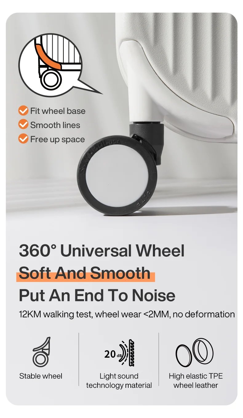 2024 New Design Suitcase Carry On Luggage with Cup Phone Holder Hard Shell Rolling Luggage PC Spinner Wheels Trolley Case