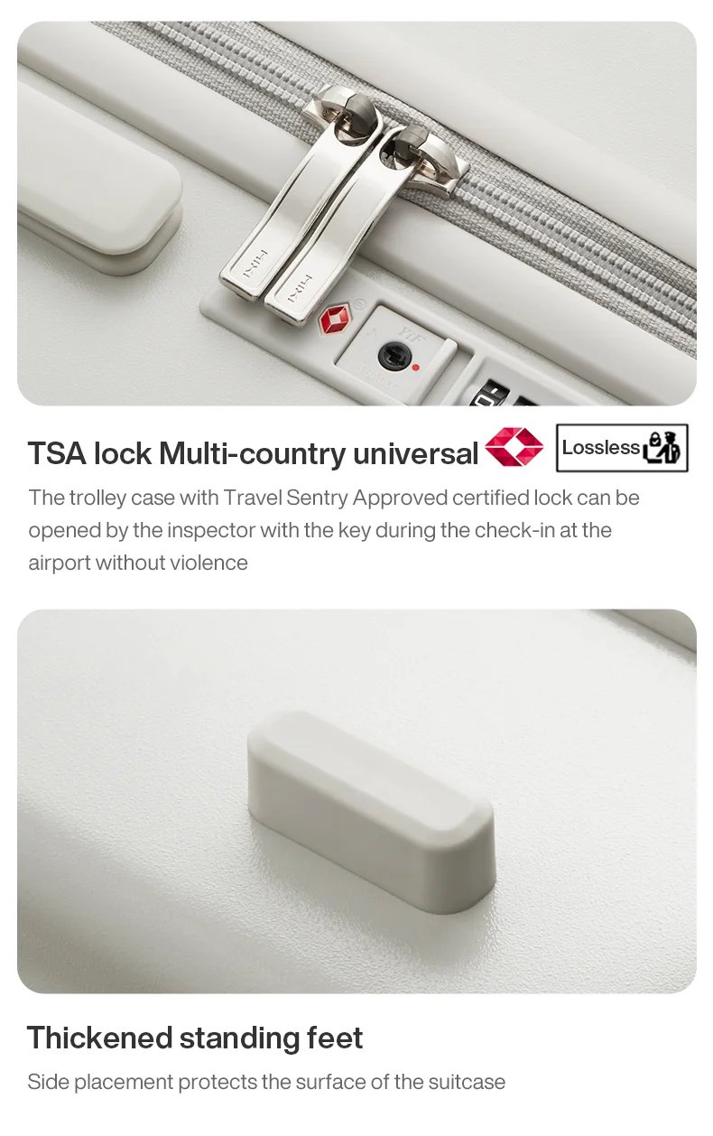 2024 New Design Suitcase Carry On Luggage with Cup Phone Holder Hard Shell Rolling Luggage PC Spinner Wheels Trolley Case