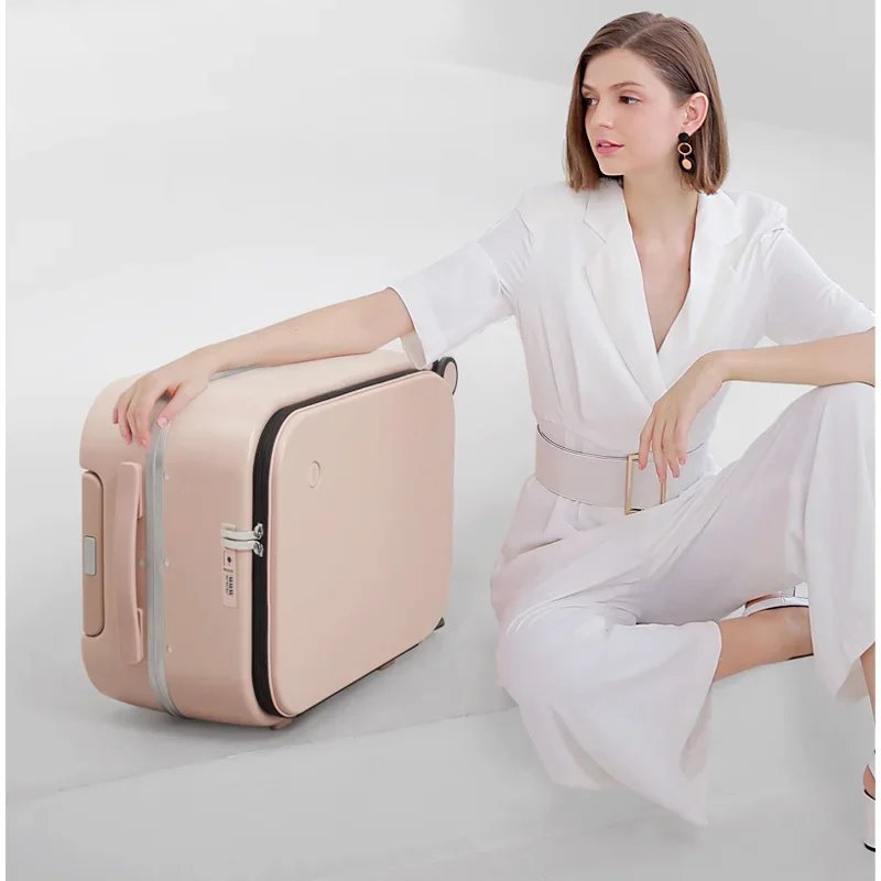 Patent Design Aluminum Frame Suitcase Carry On Rolling Luggage Beautiful Boarding Cabin 18 20 24 Inch M9260 Patent Design Aluminum Frame Suitcase Carry On Rolling Luggage Beautiful Boarding Cabin 18 20 24 Inch M9260