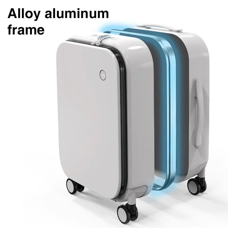 Patent Design Aluminum Frame Suitcase Carry On Rolling Luggage Beautiful Boarding Cabin 18 20 24 Inch M9260 Patent Design Aluminum Frame Suitcase Carry On Rolling Luggage Beautiful Boarding Cabin 18 20 24 Inch M9260