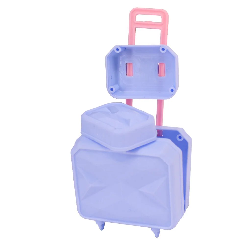 Fashion Travel Suitcase Luggage For Barbies Clothes Accessories & 1/6 BJD Doll & 30cm Blyth Doll,Toys For Girls,Christmas Gift