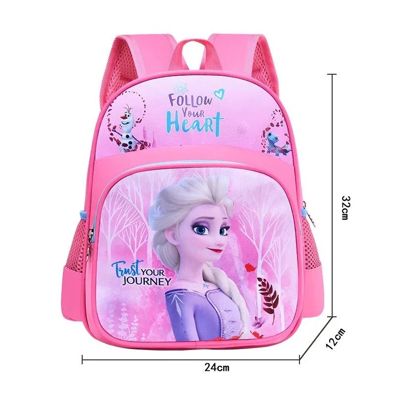 Disney Frozen Backpack Elsa Anna Princess Cartoon Schoolbag Girls Backpack Children Primary School Schoolbag Travel Luggage Bag