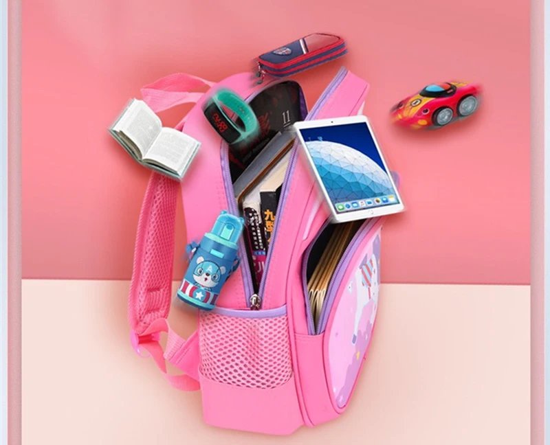 Disney Frozen Backpack Elsa Anna Princess Cartoon Schoolbag Girls Backpack Children Primary School Schoolbag Travel Luggage Bag