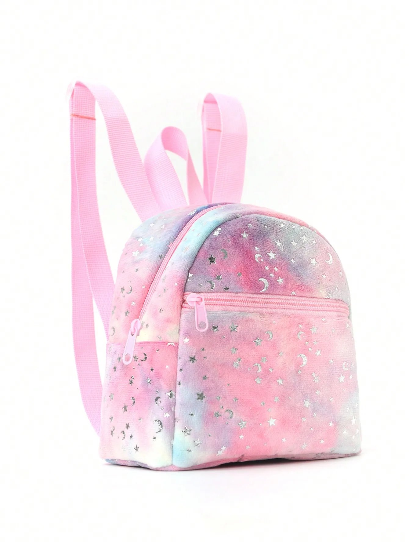 1 PC Mini Cute Star Moon Print Soft Plush Kids Backpack Suitable for Outdoor Travel Daily Use Holiday Gift School Students 1 PC Mini Cute Star Moon Print Soft Plush Kids Backpack Suitable for Outdoor Travel Daily Use Holiday Gift School Students