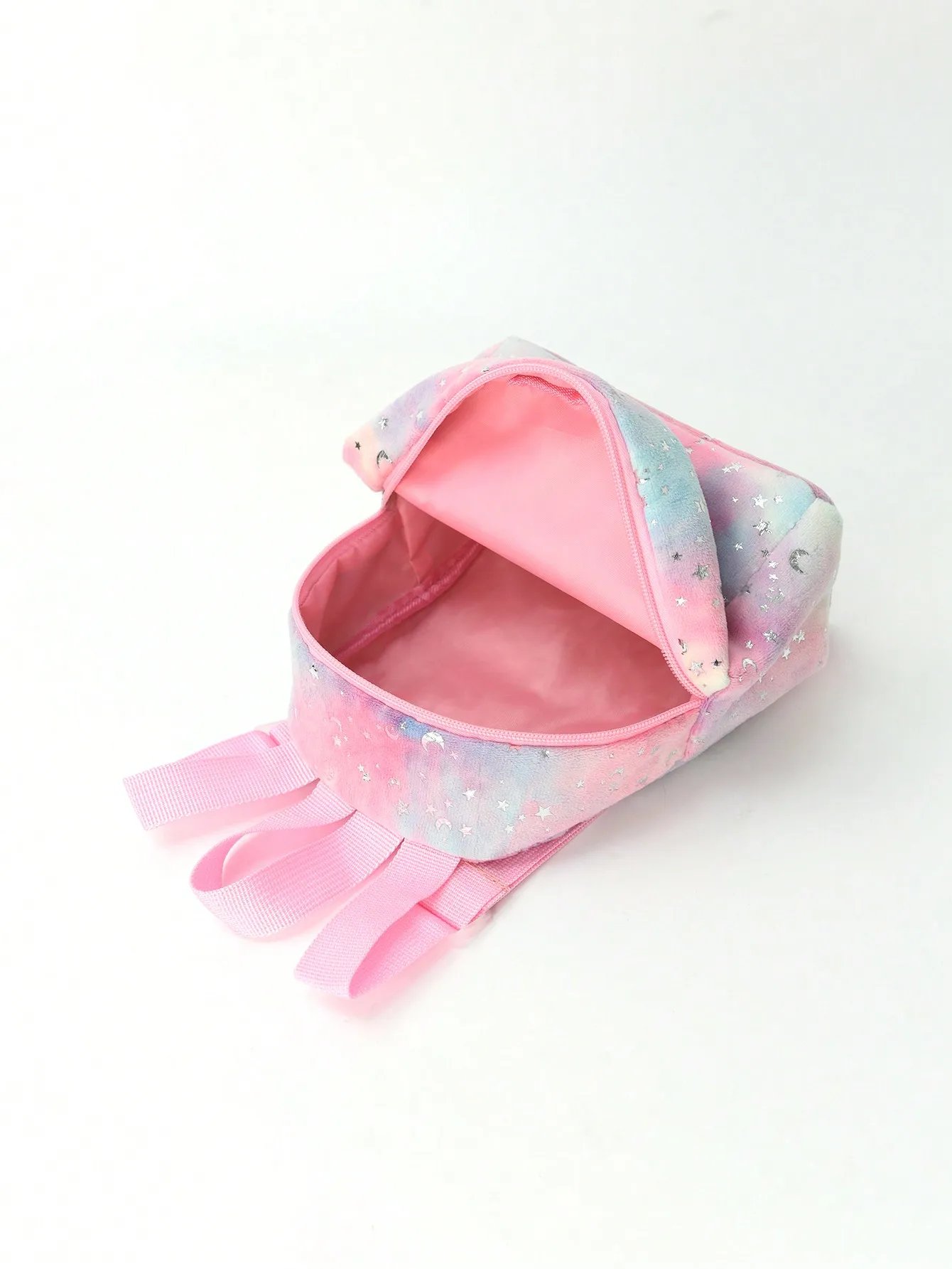 1 PC Mini Cute Star Moon Print Soft Plush Kids Backpack Suitable for Outdoor Travel Daily Use Holiday Gift School Students 1 PC Mini Cute Star Moon Print Soft Plush Kids Backpack Suitable for Outdoor Travel Daily Use Holiday Gift School Students