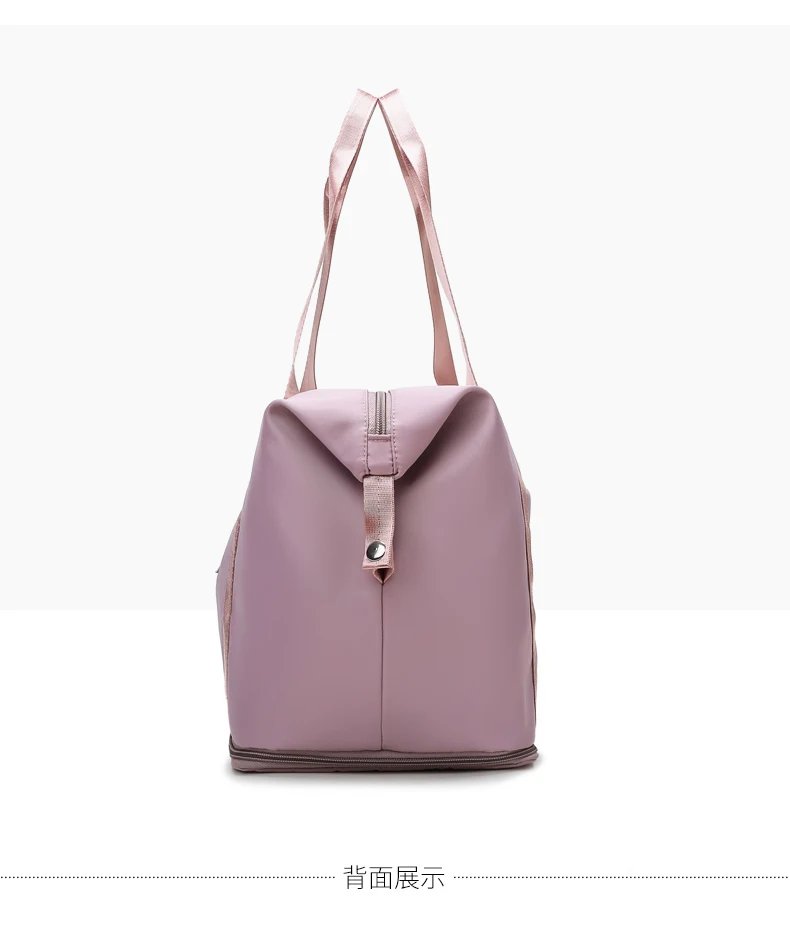 Carry On Travel Duffle Bag Nylon Waterproof Sports Gym Tote Bags for Women Large Capacity Storage Luggage Handbag