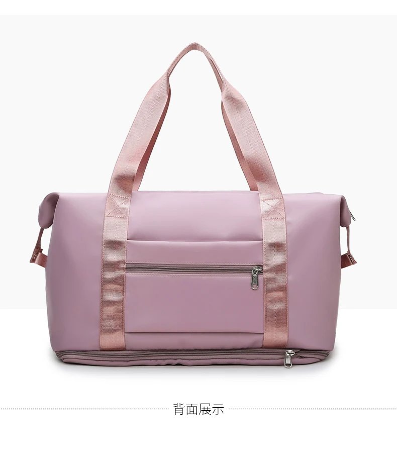 Carry On Travel Duffle Bag Nylon Waterproof Sports Gym Tote Bags for Women Large Capacity Storage Luggage Handbag