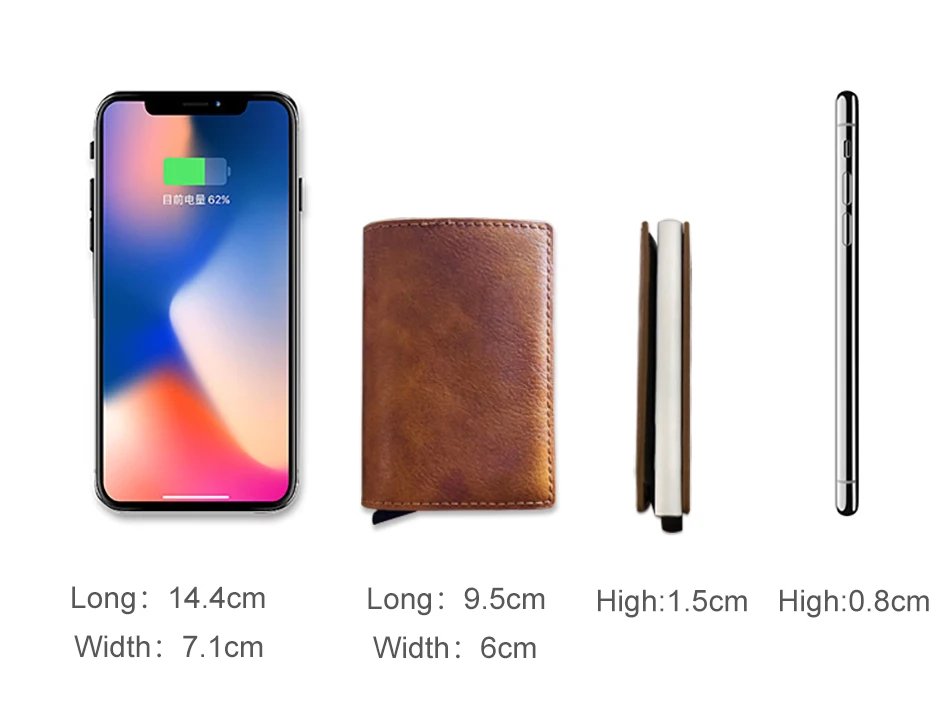 Anti Rfid Credit Card Holder Smart Minimalist Wallet Pocket Men Women Slim Cardholder Bank Secure Creditcard Case Dropshipping