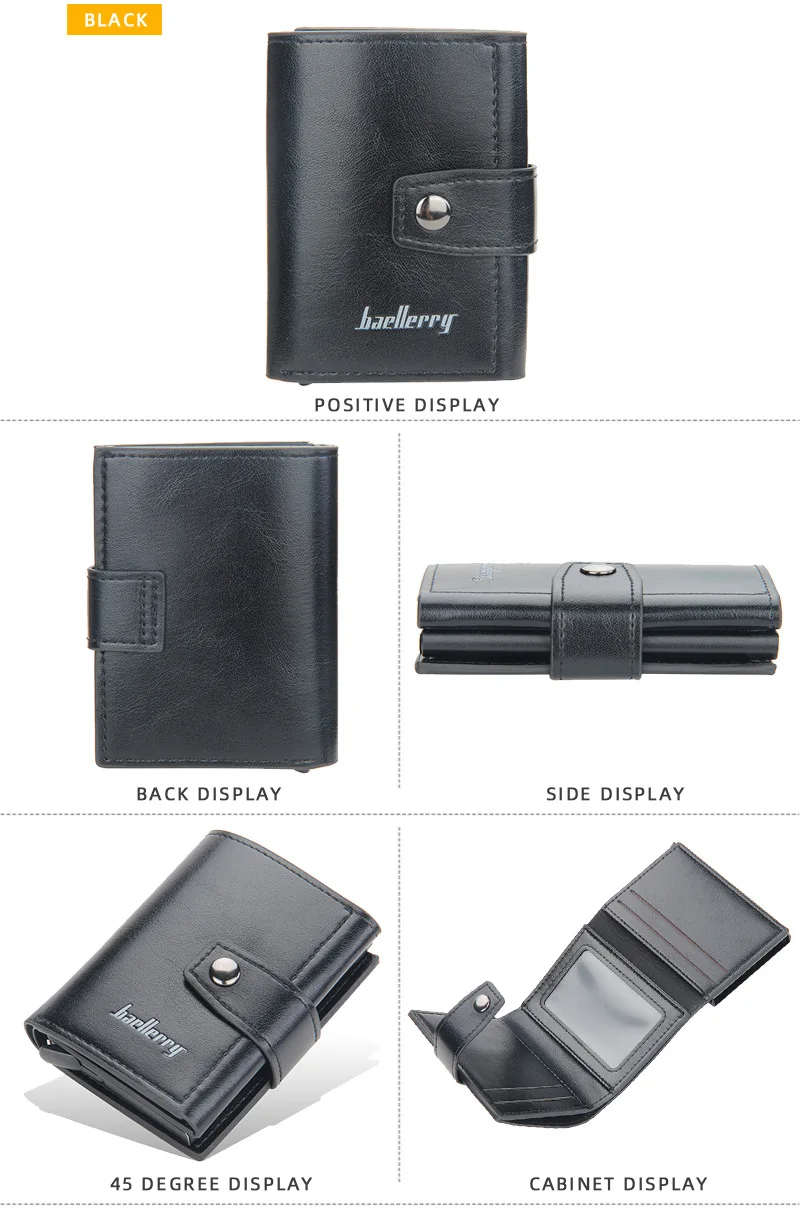 Rfid Men Card Wallets Hasp Small Card Wallets PU Leather Slim Mini Men's Wallet High Qaulity Short Male Purses Rfid Men Card Wallets Hasp Small Card Wallets PU Leather Slim Mini Men's Wallet High Qaulity Short Male Purses