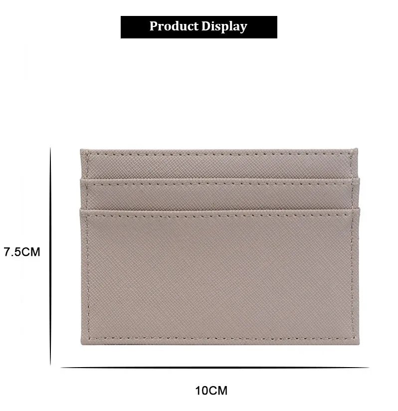 Custom Letters Men PU Leather Credit Card Holder Personalize Initials Slim Card Wallet Monogram Name Card Case Women DIY Present