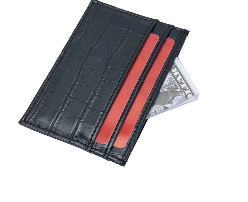 Custom Letters Men PU Leather Credit Card Holder Personalize Initials Slim Card Wallet Monogram Name Card Case Women DIY Present