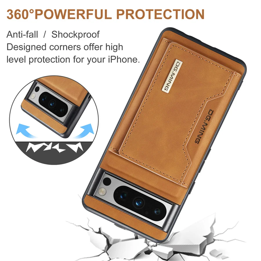 Luxury Magnetic Leather Wallet Case for Google Pixel 8 Pro 7 7A 6 6A Fold Pixel8 Pixel7 Kickstand Money Credit Card Holder Cover Luxury Magnetic Leather Wallet Case for Google Pixel 8 Pro 7 7A 6 6A Fold Pixel8 Pixel7 Kickstand Money Credit Card Holder Cover