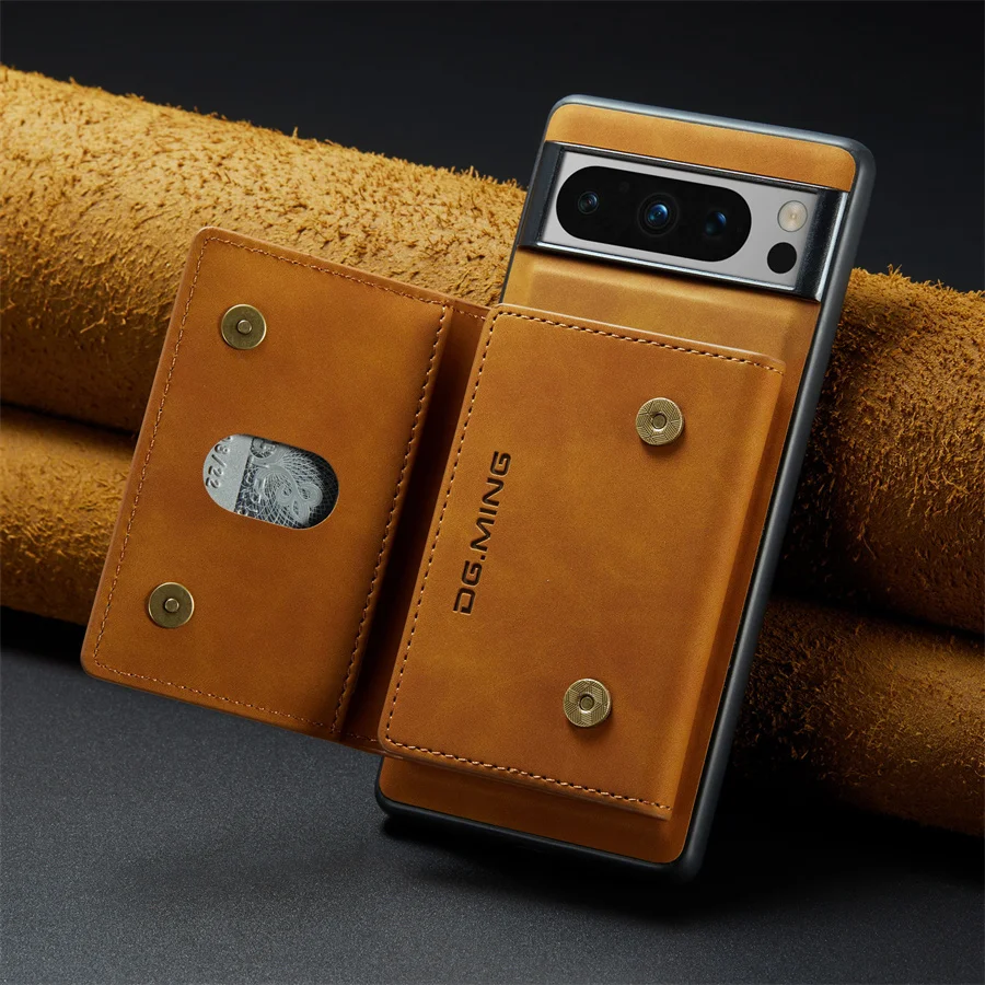 Luxury Magnetic Leather Wallet Case for Google Pixel 8 Pro 7 7A 6 6A Fold Pixel8 Pixel7 Kickstand Money Credit Card Holder Cover Luxury Magnetic Leather Wallet Case for Google Pixel 8 Pro 7 7A 6 6A Fold Pixel8 Pixel7 Kickstand Money Credit Card Holder Cover