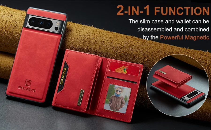 Luxury Magnetic Leather Wallet Case for Google Pixel 8 Pro 7 7A 6 6A Fold Pixel8 Pixel7 Kickstand Money Credit Card Holder Cover Luxury Magnetic Leather Wallet Case for Google Pixel 8 Pro 7 7A 6 6A Fold Pixel8 Pixel7 Kickstand Money Credit Card Holder Cover
